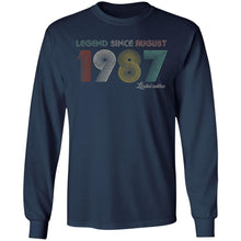 Load image into Gallery viewer, August 1987 32nd Birthday Gift 32 Year Old Men Women T-Shirt
